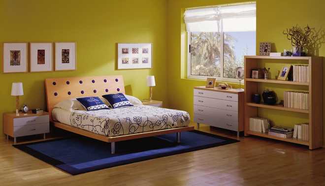 camera decorata in stil feng shui